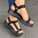 Women Casual Velcro Design Wedge Platform Sandals