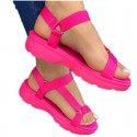 Women Casual Velcro Design Wedge Platform Sandals