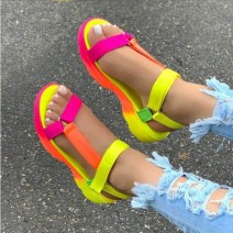 Women Casual Velcro Design Wedge Platform Sandals