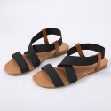 Women Casual Cross Hollow Design Flat Sandals