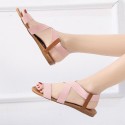 Women Casual Cross Hollow Design Flat Sandals