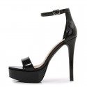 Women Fashion Sexy Buckle Design Platform Stiletto Sandals