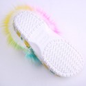 Winter Women Hollow Comfortable Breathable Leisure Plush Slippers Clogs