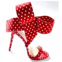 Plus Size Women Fashion Round Toe Bow Knot Open Toe Ladies Stiletto High Heel Sandals