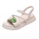 Women Fashion Pearl Strap Platform Sandals