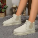 Autumn Winter Women Fashion Thickened Fleece-Lined Plus Size Snow Boots