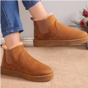 Autumn Winter Women Fashion Thickened Fleece-Lined Plus Size Snow Boots